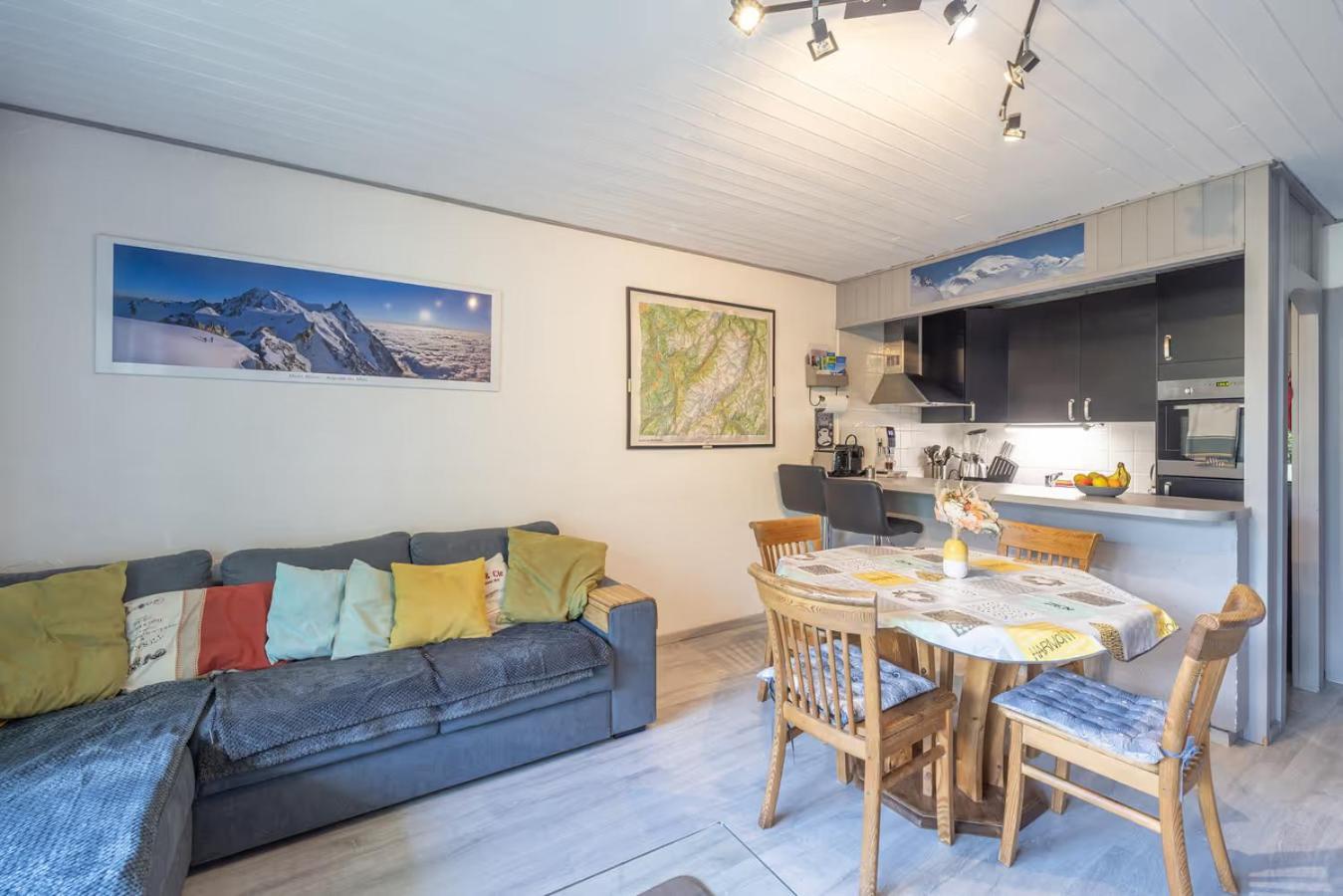 Chamonix Centre, 51M2, Vue Mt Blanc, 2 A 6 Pers, 2 Balcons Apartman Kültér fotó